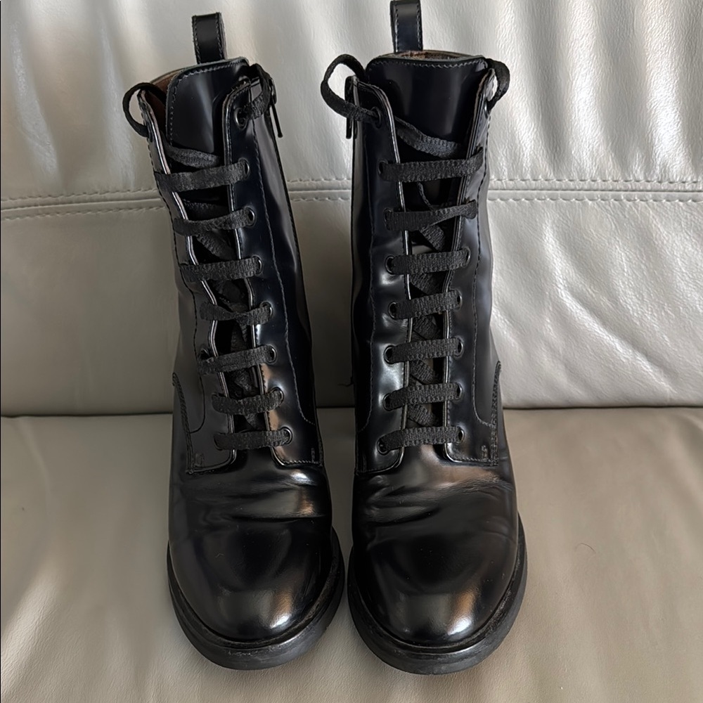 AGL Black Leather Women’s Boots 37 - Picture 2 of 7